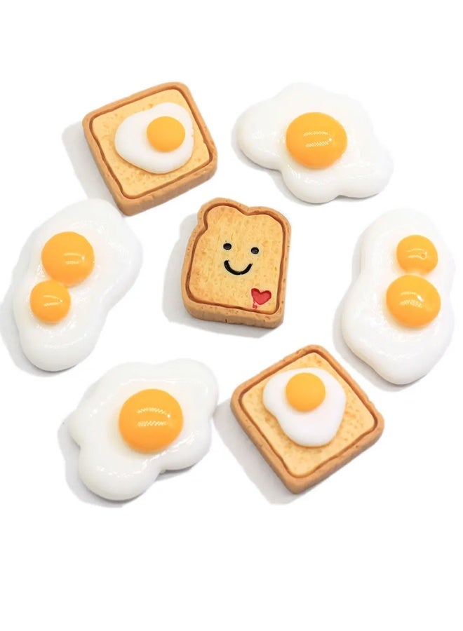 JACIRCLE Fridge Magnets,10 Pcs Food Fridge Magnets, 3D Resin Creative Food Shaped Refrigerator Magnets, Cute Kitchen Magnetic Stickers for Home Decor, Strong Magnetic Fridge Magnets Set for Refrigerator, Whiteboard, Blackboard, Office, Decorative Food Magnet Collection - Image 5